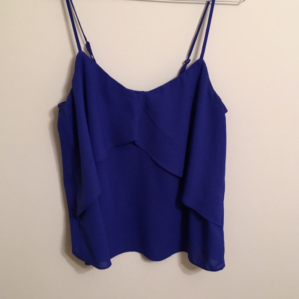 American Eagle deep blue top